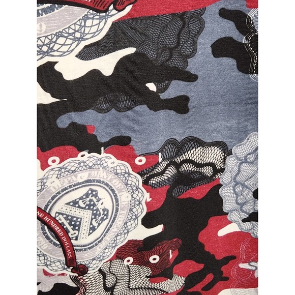 Switch Remarkable Golden Eagle Currency Short Sleeve Shirt Adult L Black Red - Picture 8 of 9